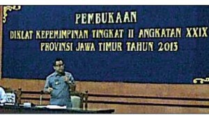 Bupati Anas Jadi Penceramah Peserta Diklat Pim II Angkatan XXIX