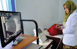 New Tool, Eye ultrasound at Yasmin Hospital