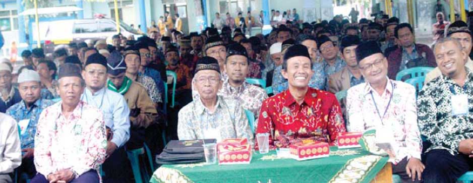 Keluarga-besar-pengurus-PD-Muhammadiyah-Banyuwangi--saat-berkumpul-menjelang--pembukaan-Musda--ke-XII-di-Muncar--Minggu-lalu.