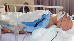 Sumardi-dirawat-di-ruang-ICU-Rumah-Sakit-Al-Huda,-Kecamatan-Gambiran,-Banyuwangi,-kemarin