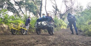 Cool, Sulfur Trolley Can Transport Ijen Tourists