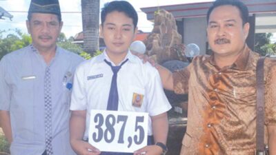 Dewangga Sakti Satria Kinasi, Highest Unas Winner for Junior High School in Banyuwangi Regency