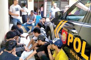 Police Raid Alcohol Party at TPU Kebaman Village