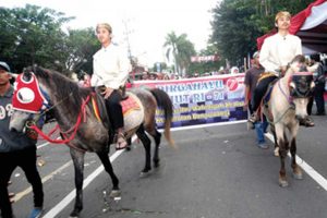 Meriah, Karnaval HUT Ke-71 Kemerdekaan RI di Banyuwangi