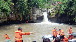 Polair Tutup Rafting Sungai Kedung Lowo