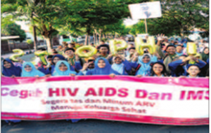 Tentara Peringati Hari AIDS Sedunia