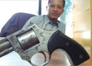 The origin of the gun from the former Camcam Secretary