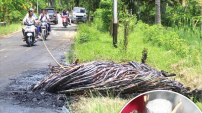 PLN Cable Reel Burnt