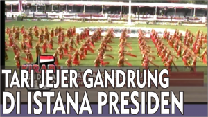 Cuplikan Video Tari Jejer Gandrung Membuka Upacara Detik-Detik Proklamasi di Istana Presiden
