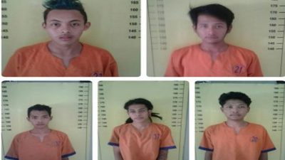Peras Pengendara, Lima Preman di Purwoharjo Ditangkap