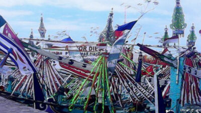Kapal Nelayan Bersolek, Gitik Siap Dilarung