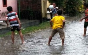 Baru Hujan Sebentar, Perumahan Puri Rogojampi Kebanjiran