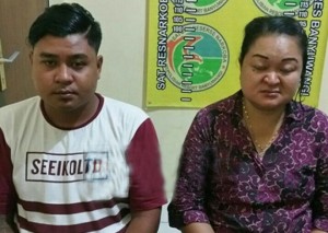 Caught by the police, Pasangan Tanpa Status Ketahuan Edarkan Pil Koplo
