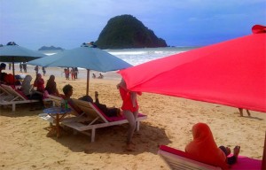 New Year holiday, Red Island Beach Visitors Decrease