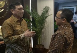 Sambut Pertemuan IMF-Bank Dunia, Bupati Anas Menghadap Menko Luhut Panjaitan