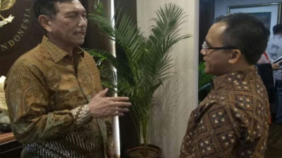 Sambut Pertemuan IMF-Bank Dunia, Bupati Anas Menghadap Menko Luhut Panjaitan