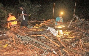 Strong Wind Destroys Residents' Houses in Banyuwangi