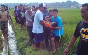 Blarr!!! Cari Rumput, Petani Asal Blimbingsari Tewas Disambar Petir