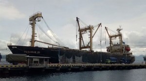 5.000 Ton Beras Impor asal Thailand Tiba di Pelabuhan Tanjung Wangi