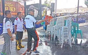 Lokasi Festival Jaranan Buto Dibersihkan