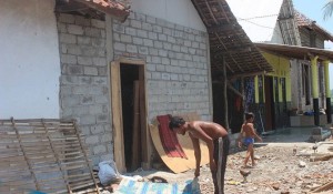 Renovasi Rumah Korban Puting Beliung di Muncar Hampir Selesai