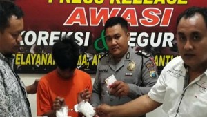 Edarkan Pil Trex, Pria Asal Genteng Kulon Diciduk Polisi