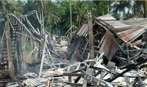 Kandang Terbakar, Ribuan Ayam Terpanggang di Cluring