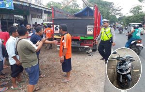 Pengendara Motor Tewas Tabrak Truk Parkir