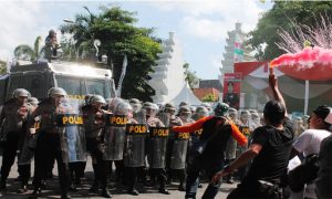 Polres Banyuwangi Gelar Simulasi Jelang Pilgub Jatim