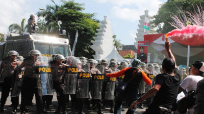 Polres Banyuwangi Gelar Simulasi Jelang Pilgub Jatim