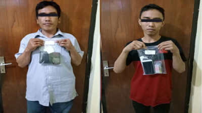 Banyuwangi Police Satnarkoba Arrests Two Methamphetamine Dealers