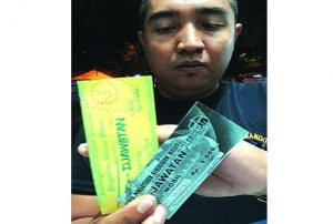 Tiket Wisata De Djawatan Tanpa Porporasi