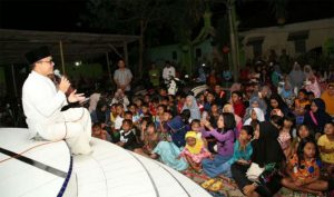 Kuatkan Mental, Korban Banjir Bandang Diajak Pengajian