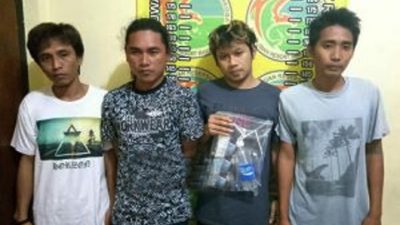 Empat Pemuda Dibekuk Polisi Usai Pesta Sabu
