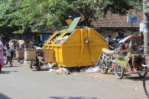 Never been transported, Garbage in Muncar Market overflows