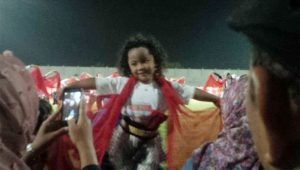 Asylla Azza Dzakira Rahma, The Youngest Gandrung Dancer at the Gandrung Sewu Performance