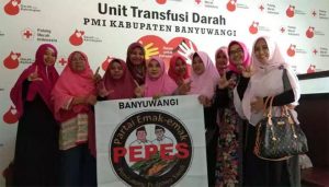 Partai Emak-emak Pendukung Prabowo-Sandi Gelar Donor Darah