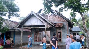 Ditinggal ke Sawah, Rumah Warga Purwoagung Ludes Terbakar