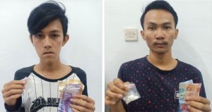 Dua Pengedar Pil Trex Digelandang Tim Reskrim Polsek Banyuwangi