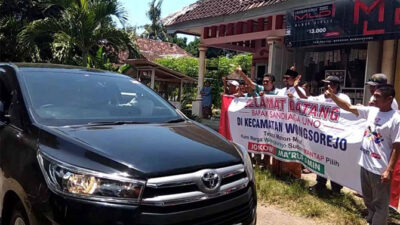 Kunjungan Sandiaga di Banyuwangi Disambut Pendukung Jokowi