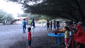 Liburan Nyepi 2019, Pantai Cemara Ramai Wisatawan