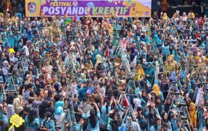 Seru! Ribuan Balita dan Kader Ramaikan Festival Posyandu Kreatif