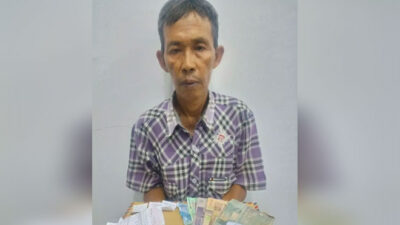 The Banyuwangi Police Criminal Investigation Team Arrests a Togel Gambler