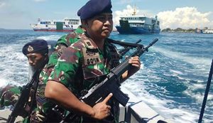 Jelang Pemilu 2019, TNI AL Tingkatkan Patroli hingga Standby-kan KRI di Selat Bali
