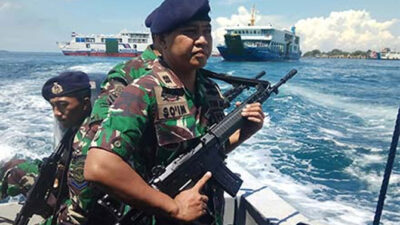 Jelang Pemilu 2019, TNI AL Tingkatkan Patroli hingga Standby-kan KRI di Selat Bali