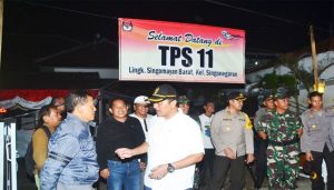 Jelang Pencoblosan, Forkompinda Banyuwangi Patroli Cek Kesiapan TPS