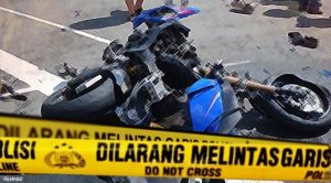 Motor vs Motor, Satu Orang Meninggal Dunia