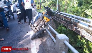 Motor vs Pikap, Seorang Pengendara Motor Luka Serius