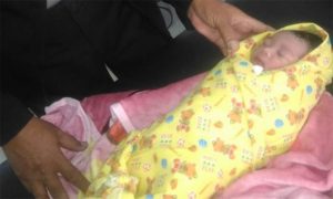 A Baby Girl Found by Residents at Kamling Post