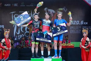 Pebalap Mongolia Sabet Yellow Jersey Etape Pertama Tour de Banyuwangi Ijen